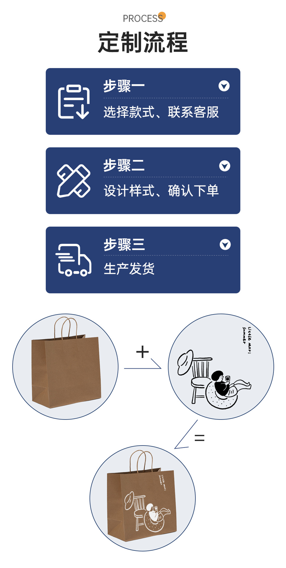 Kraft paper bags, hand-held gift bags, souvenir bags, thickened gift bags, wholesale takeout hand-held paper bags, packaging 4 pic 8