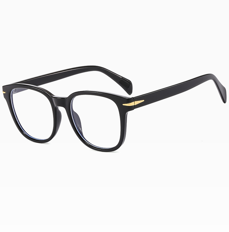 新款韩版太阳镜文艺复古眼镜框黑框近视防蓝光眼镜架椭圆素颜墨镜详情22