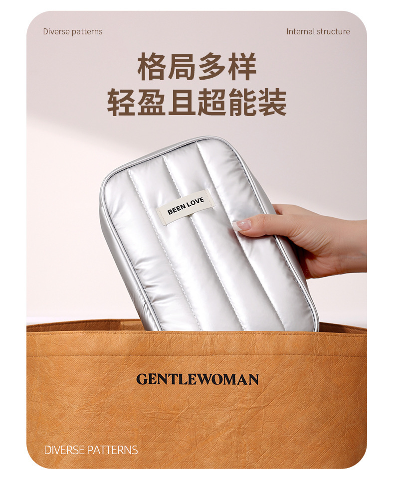 旅行数据线收纳包便携出行充电宝数码包大容量分区收纳包化妆包详情8