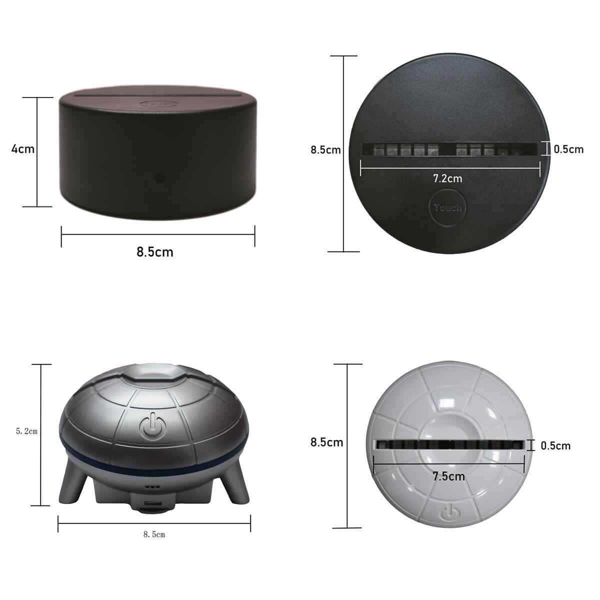 外贸Pokemon精灵宝贝Koraidon故勒顿K9水晶球UFO3D小夜灯多彩底座详情19