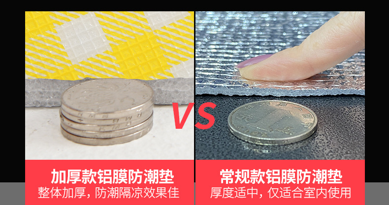 户外加厚春游露营野餐垫帐篷铝膜防潮垫野外露营垫地垫便携睡垫详情4