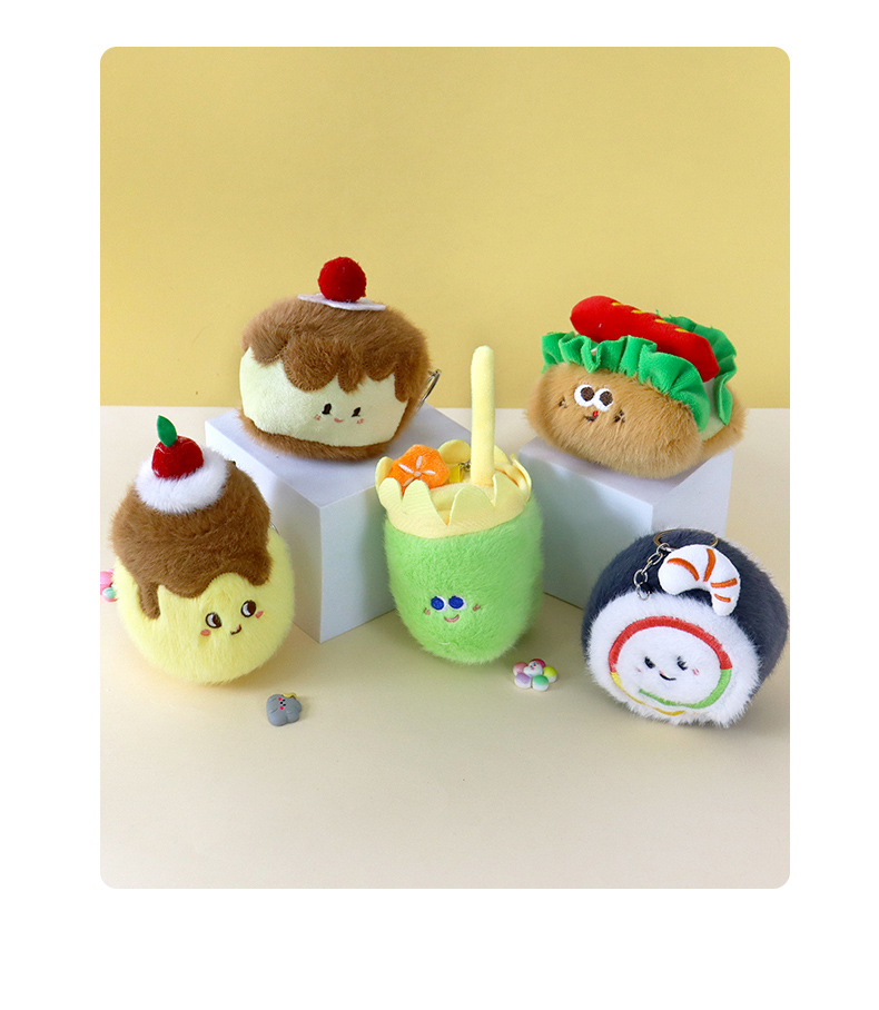 【 Yun Guan Gifts 】 Cute French fries, hamburger croissants, plush pendants, wholesale event gifts, dolls, keychains pic 16