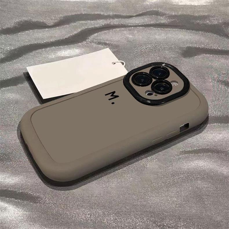 简约文字M.适用苹果16手机壳iphone15promax全包硅胶13高级14软壳详情1