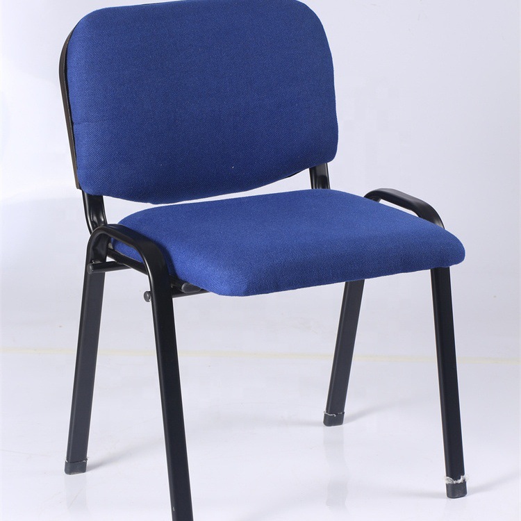 Foshan manufacturer wholesals foreign trade office chairs, fabric four-legged training chairs with writing boards and armless conference seats pic 63