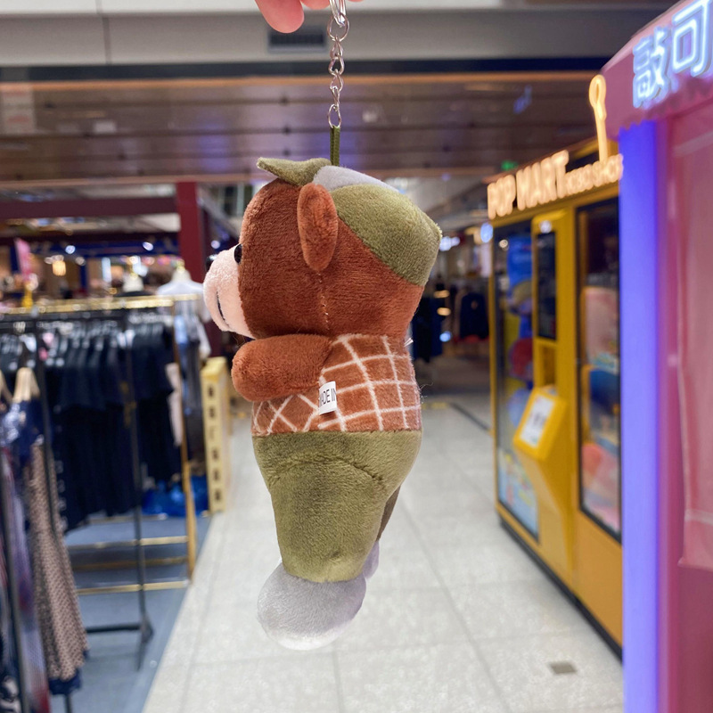 Wow, super cute workwear bear figurines, small dolls, pendants, bags, decorations, festival gifts, and fine claw machine dolls pic 15