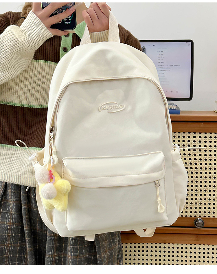日系ins休闲校园小书包女高中大学生初中女生双肩包轻便旅游背包详情11