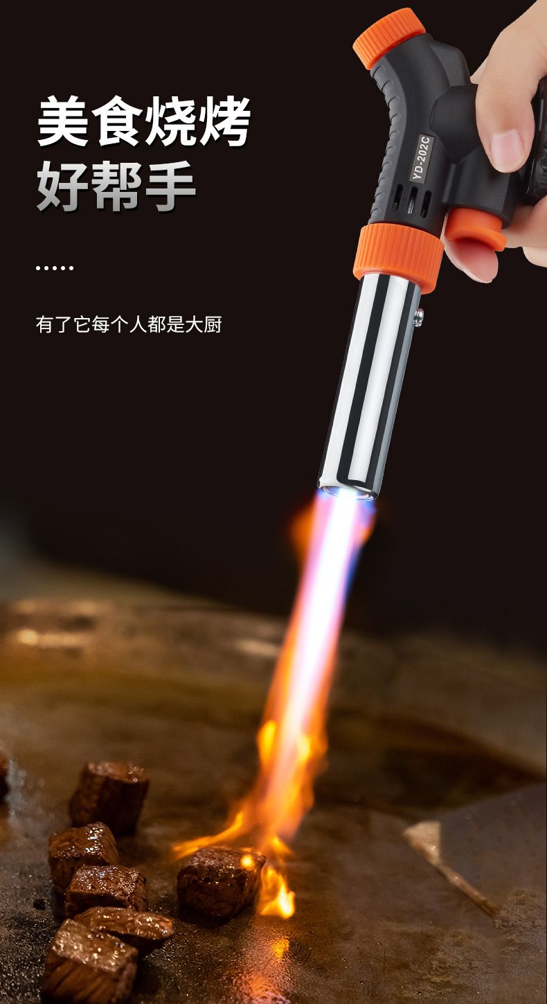 新款多气通用卡式喷枪 便捷户外喷枪焊枪 可倒置 可调火喷头TORCH 详情11