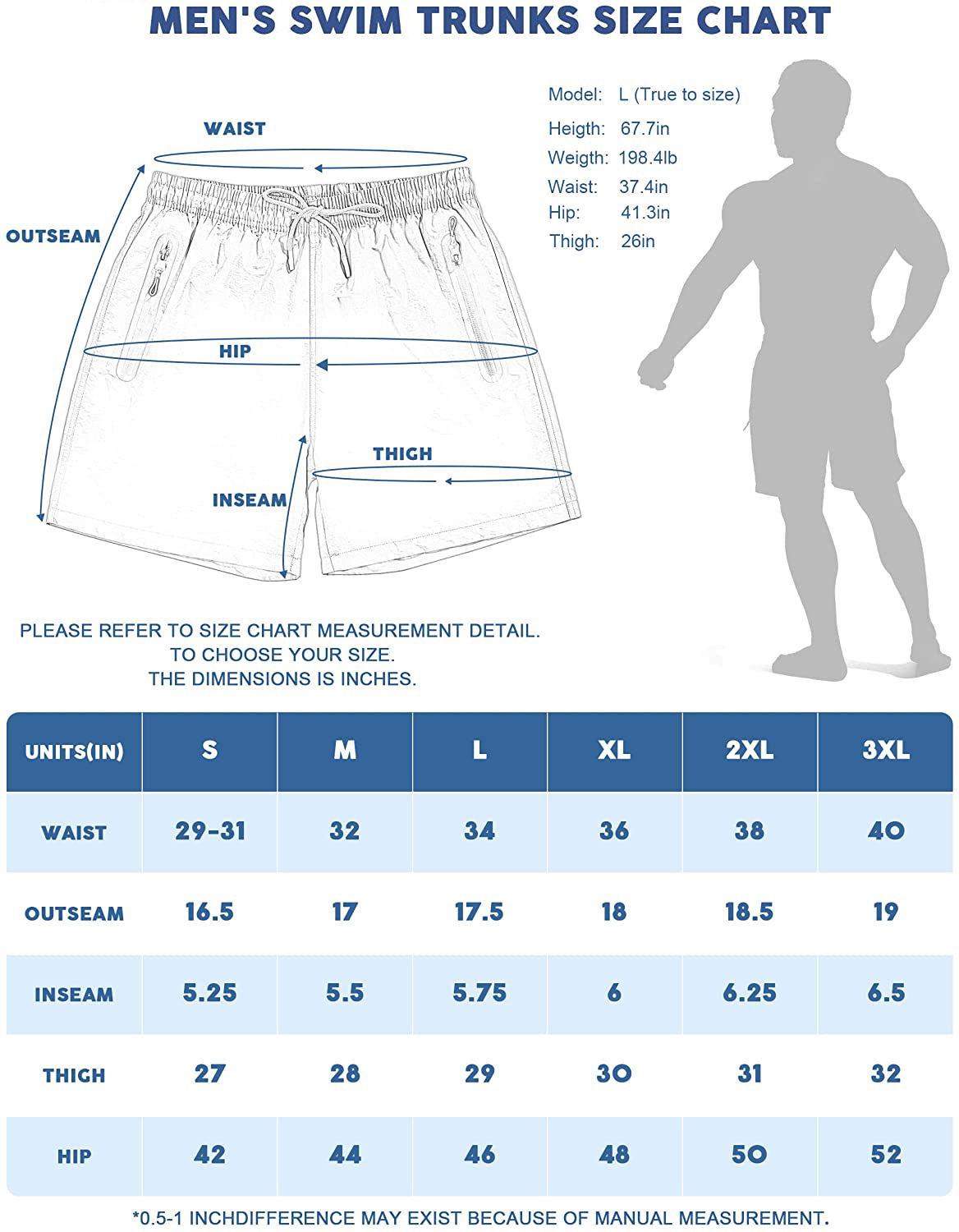 5-inch short waterproof zipper pocket men's surfing pants详情4