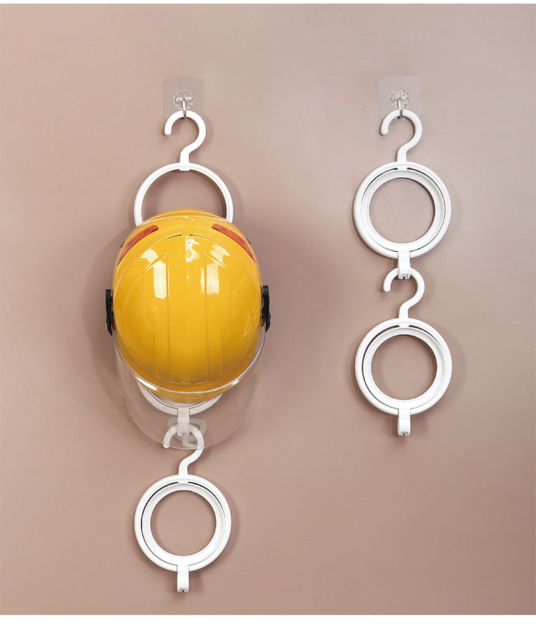 The hat hanging storage rack is a perfect tool for organizing and storing. It is a household hat rack with hooks behind the door pic 8