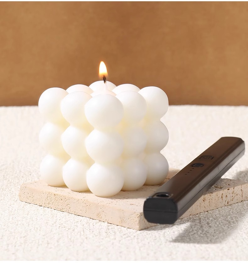 香薰点火器脉冲蜡烛电子煤气燃气灶点火棒家用充电款打火机长手柄详情9