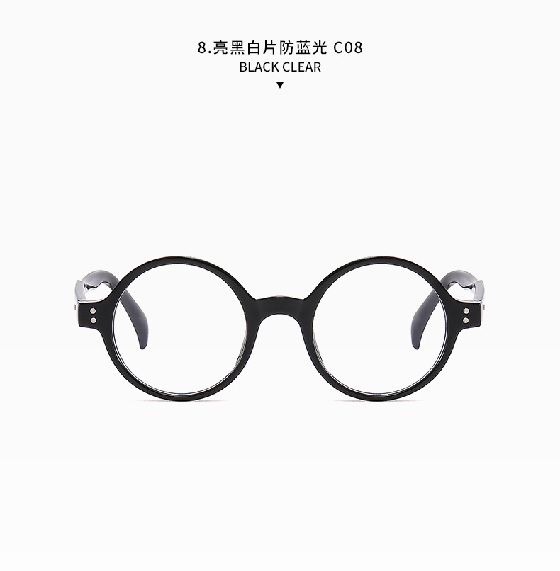 欧美新款圆形小框太阳镜男女网红明星同款时尚街拍墨镜眼镜架批发详情25