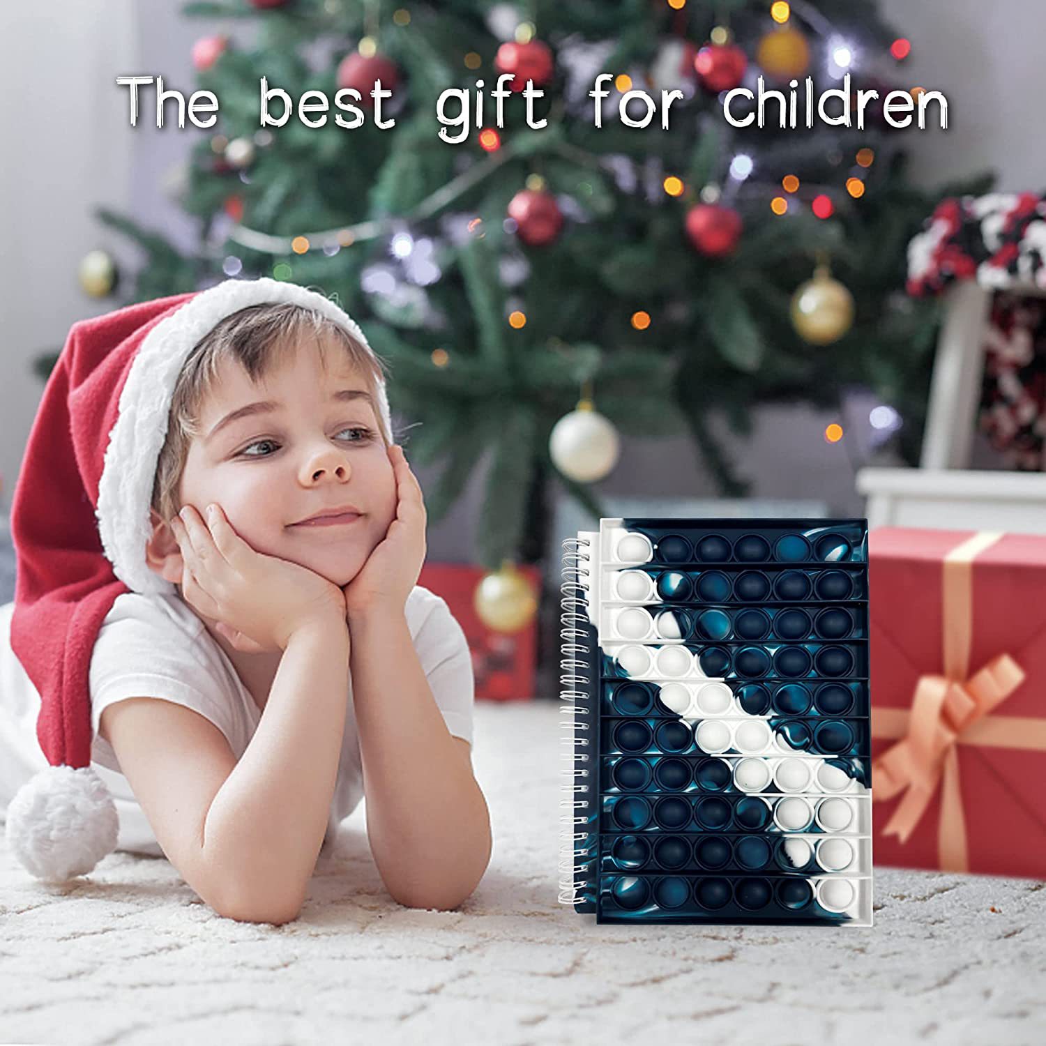 Wholesale cross-border Rainbow rodent Control Pioneer custom Unicorn stress-relieving bubble silicone loose-leaf notebook from the manufacturer pic 6