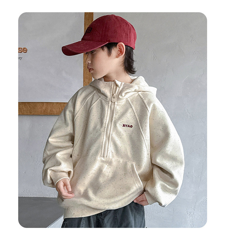 男童卫衣春秋款2025新款痞帅儿童装春季连帽长袖上衣运动男孩春装详情13