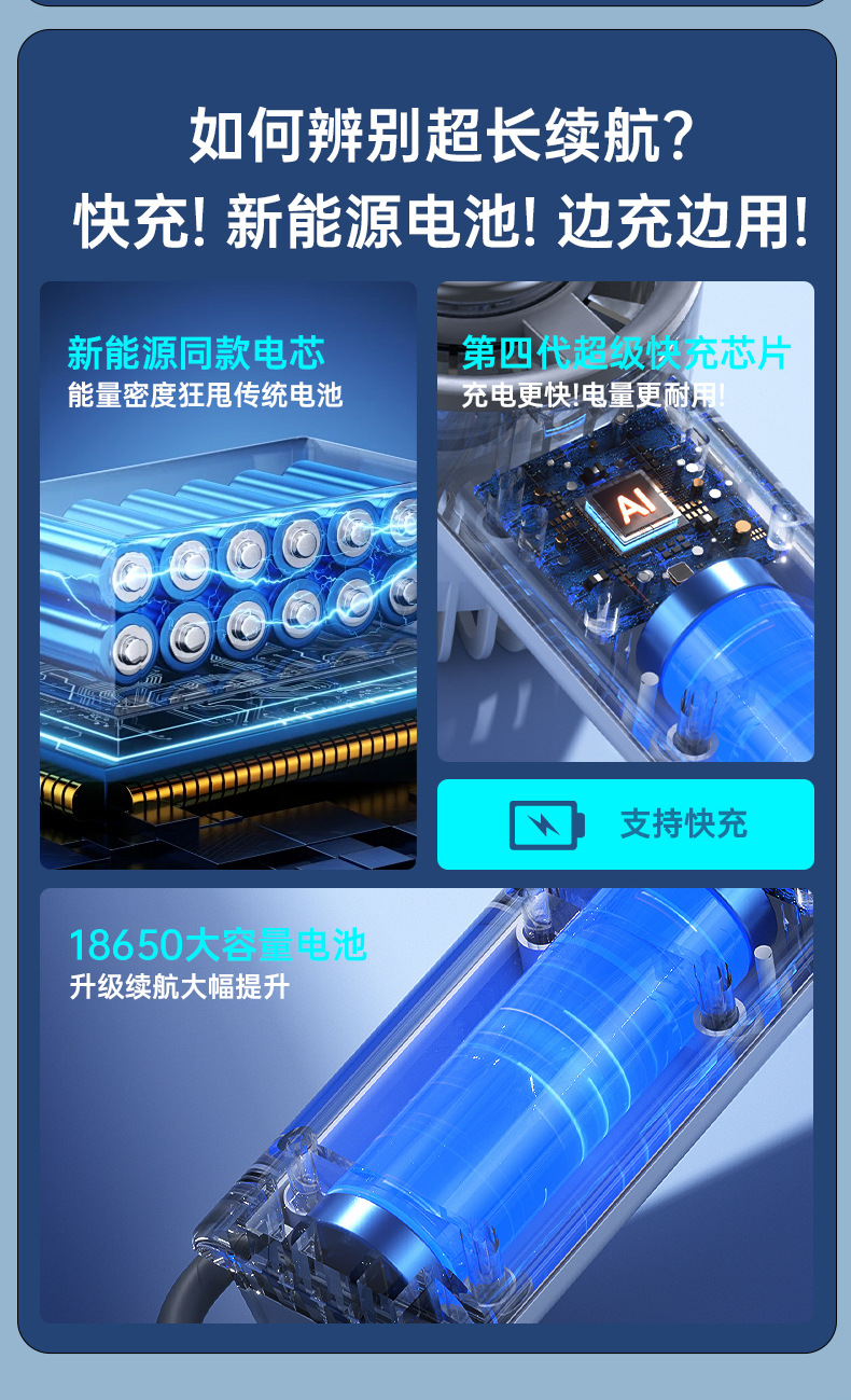 夏季冰敷制冷风扇手持便携式小型涡轮迷你小风扇户外旅行跨境礼品详情7