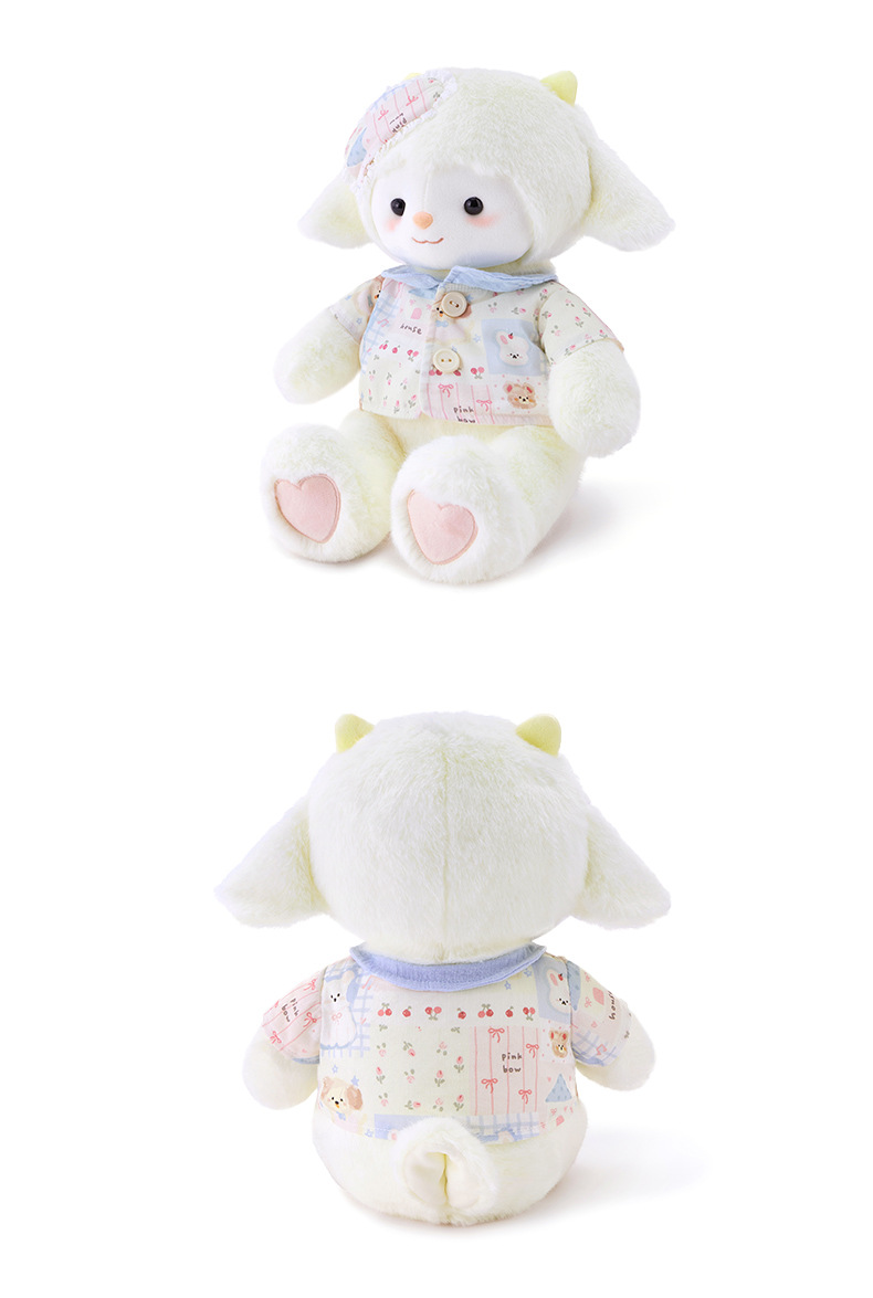 多爱正版奶芙小熊毛绒玩具公仔卡通洛丽塔小兔抱睡玩偶送闺蜜批发详情6