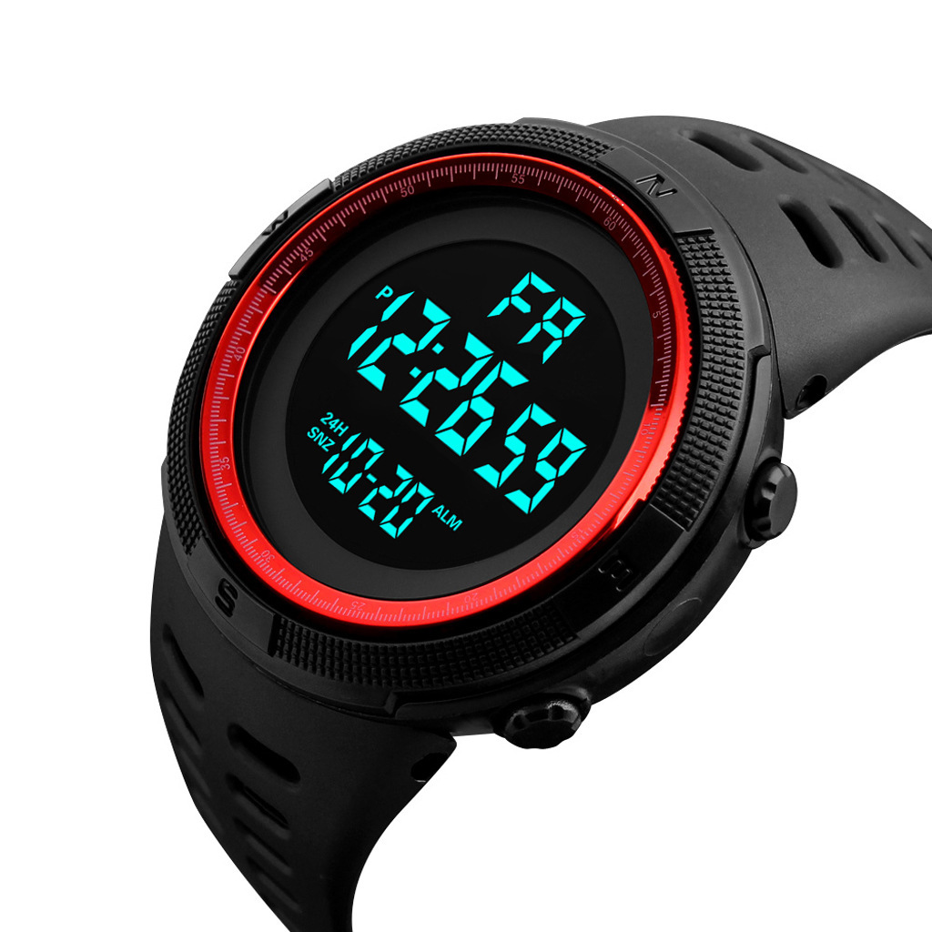 厂家直销外贸男士电子表批发大屏幕运动多功能冷光学生时尚网红表详情18