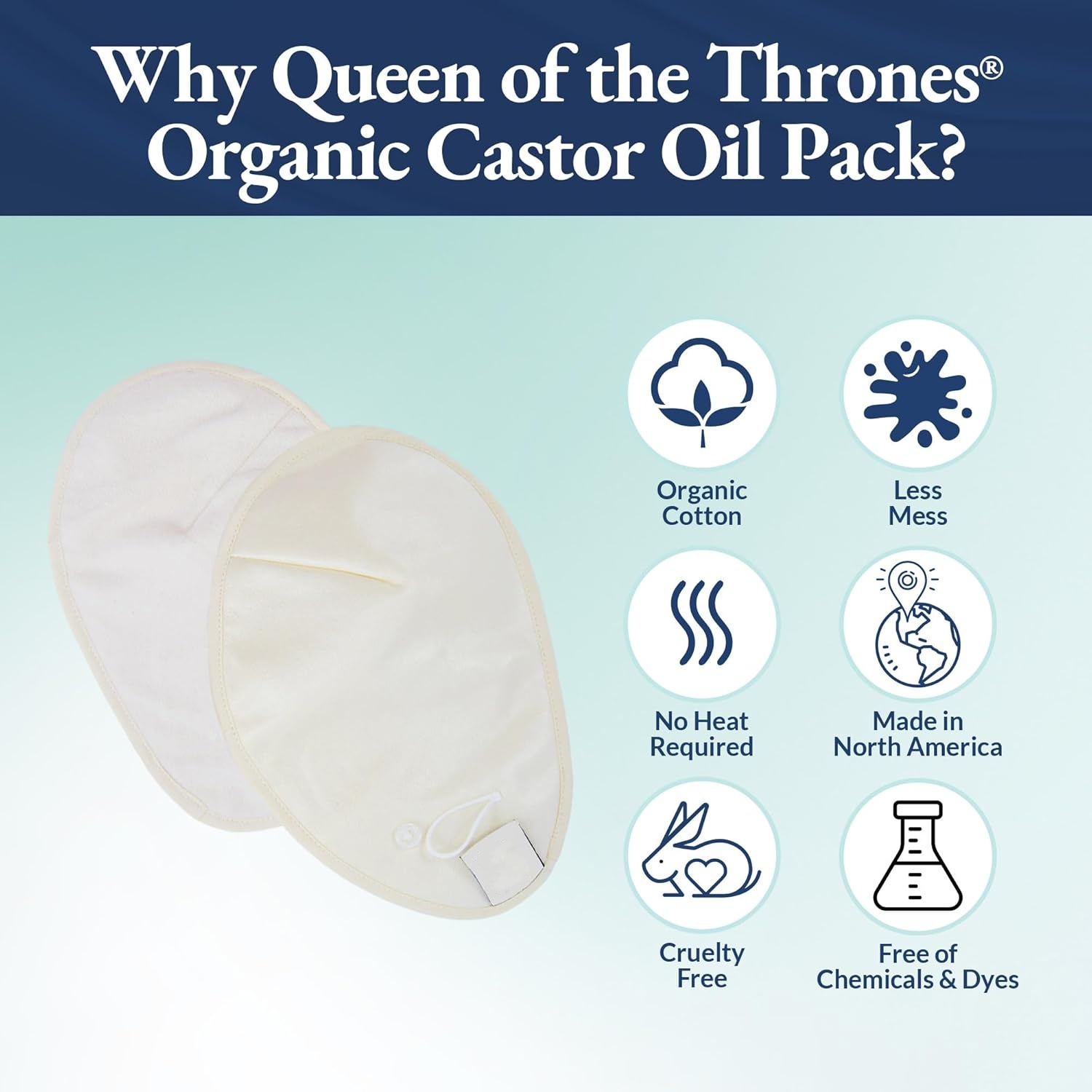 跨境蓖麻油胸垫Castor oil chest patch可水洗蓖麻油护理胸垫胸贴详情7