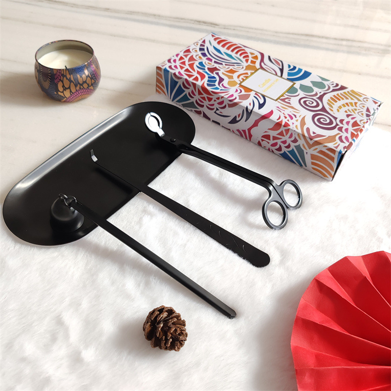 厂家直供香薰蜡烛工具套装灭烛铃铛灭烛剪灭烛钩灭烛罩跨境蜡烛钩详情30