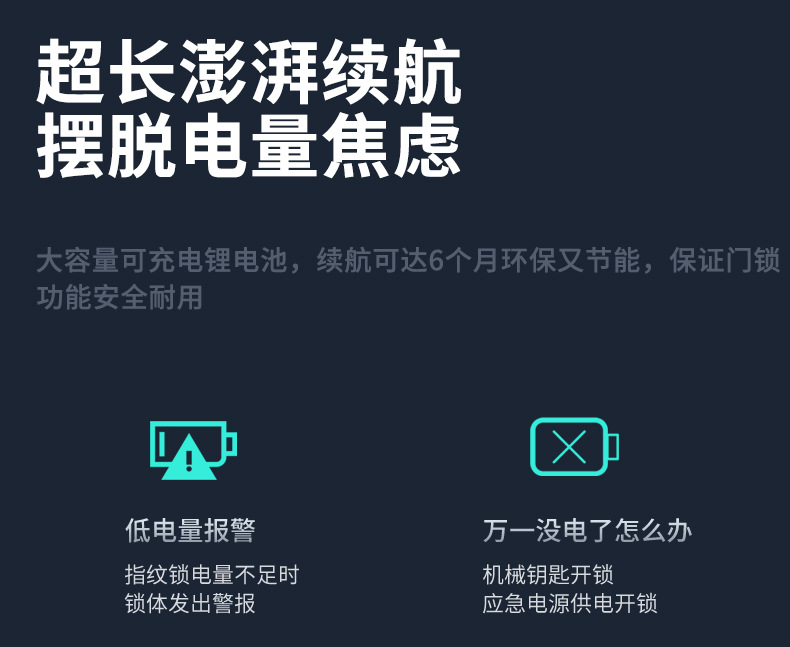 涂鸦TUYA指纹锁WIFI远程智能锁密码锁磁卡电子锁全自动智能门锁详情26