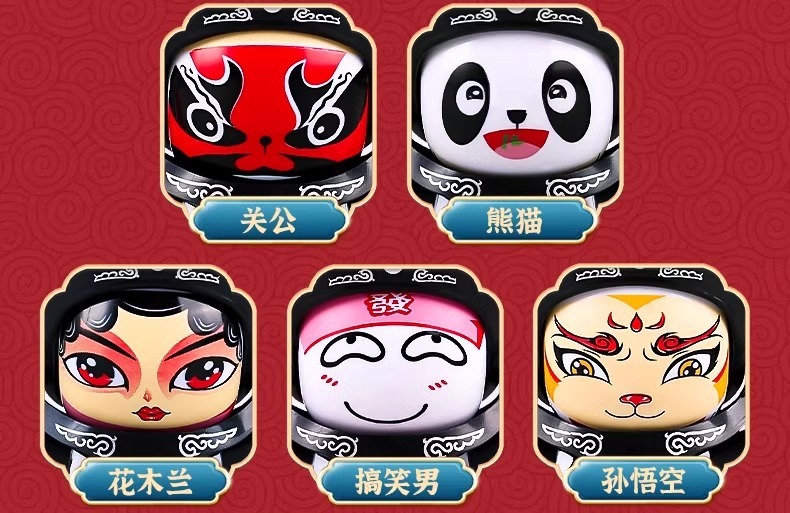 Original manufacturer of Sichuan Opera face-changing dolls, national trend face-changing dolls, Sichuan Opera face-changing toys, Sichuan Opera face-changing dolls pic 11