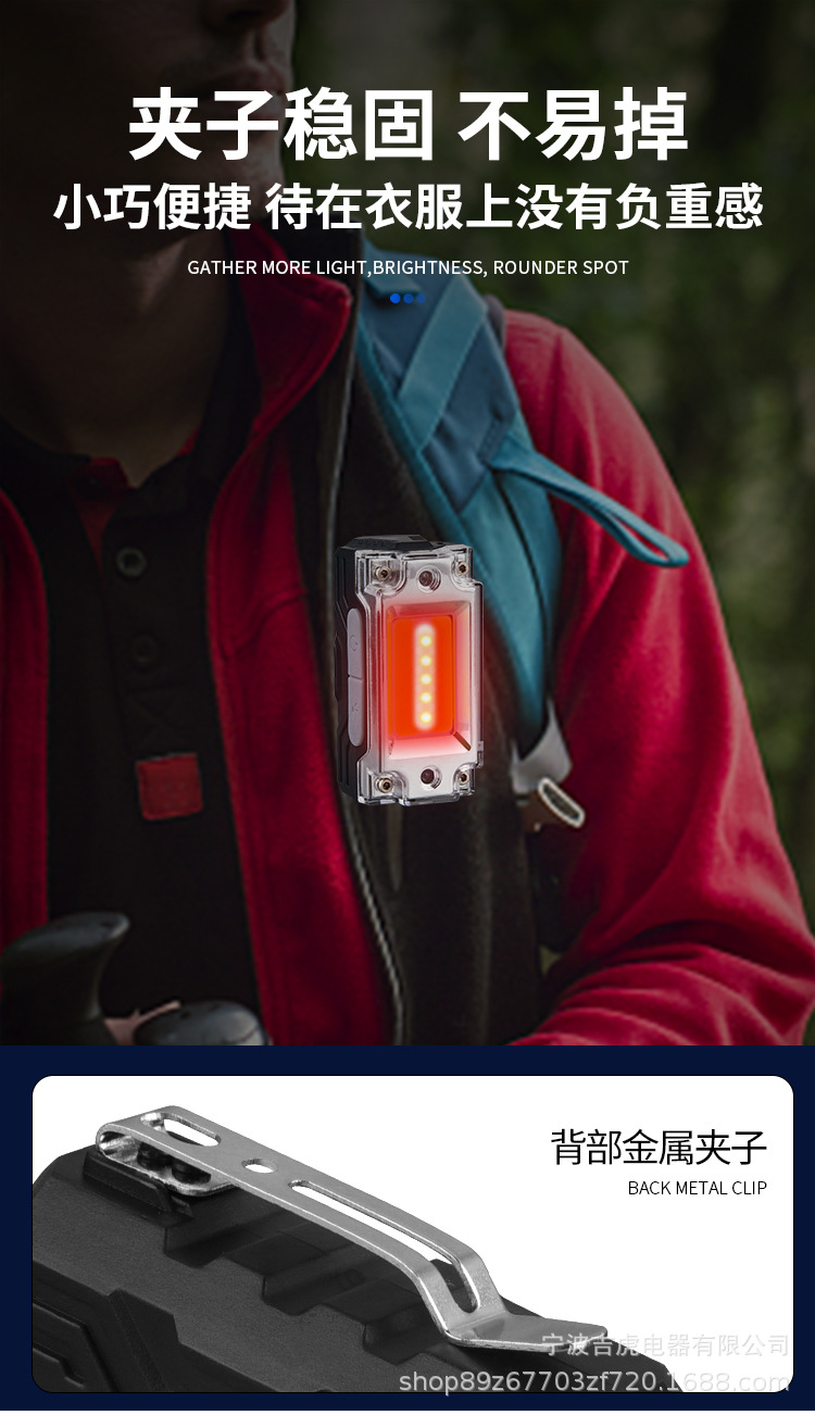 Cross-border mini sensor headlamp, fishing special strong light, ultra-bright cap lamp, ultra-long battery life, multi-functional, essential for sports pic 9