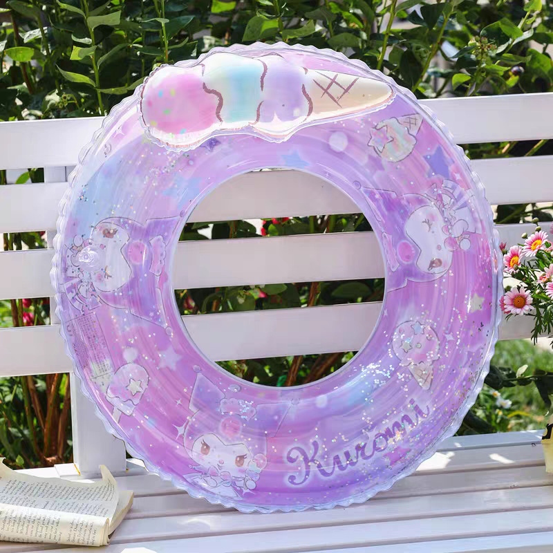 三丽鸥卡通游泳圈加厚充气救生圈腋下圈库洛米凯蒂猫美乐蒂厂家直供运动户外游泳用品详情14