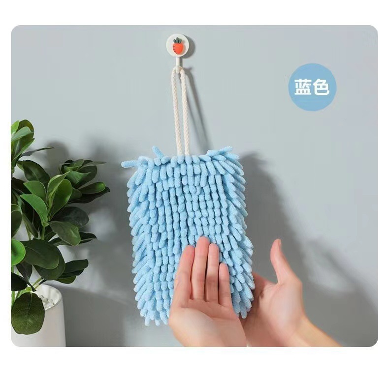 【 Chi Jia 】 Chenier handball hanging Absorbent wipes, thickened kitchen quick-drying towels, hand towels, bathroom pic 11
