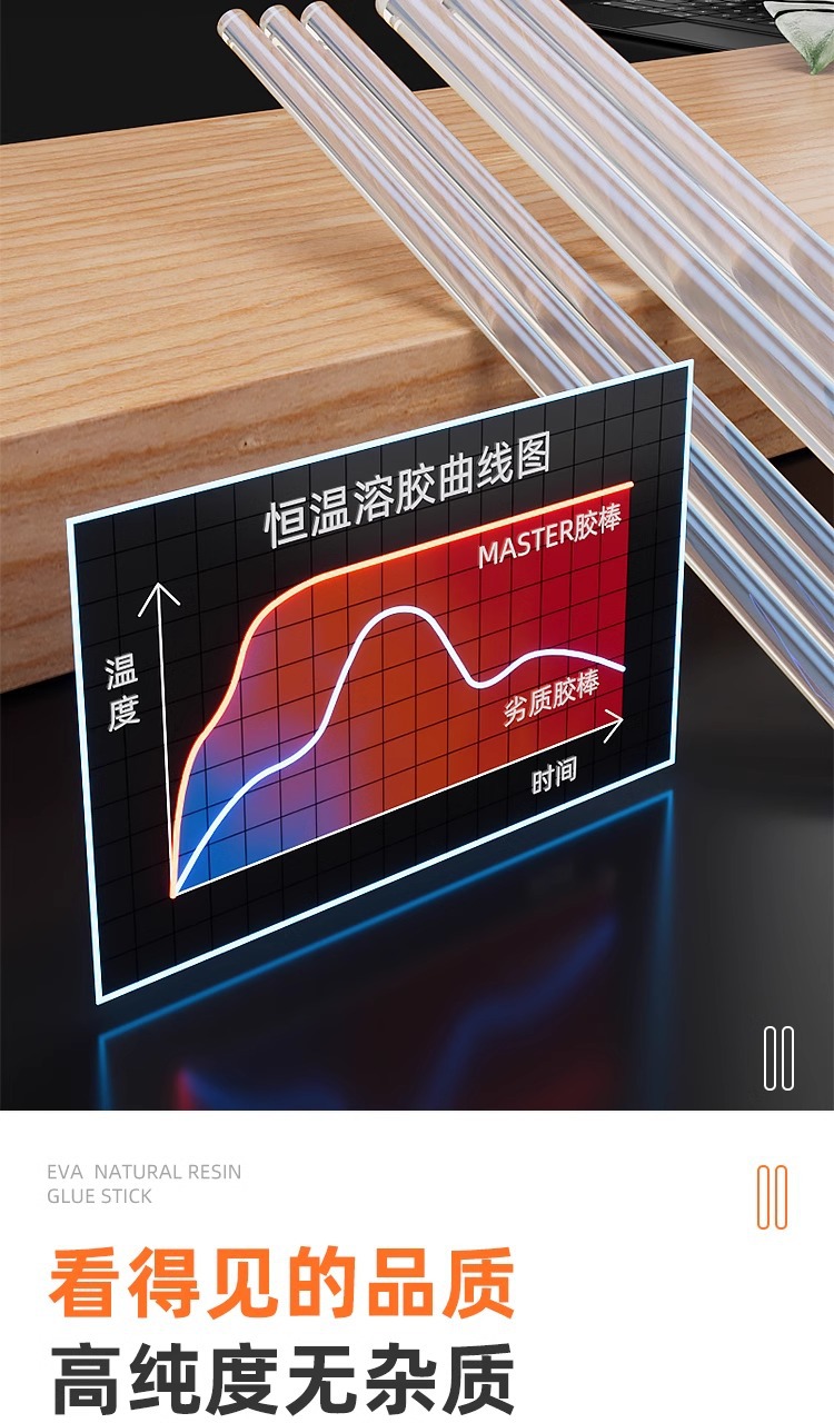 Hot melt glue stick, high-viscosity hot melt glue, household strong hand glue, 7mm/11mm hot melt glue gun, glue strip, hot melt grab pic 11