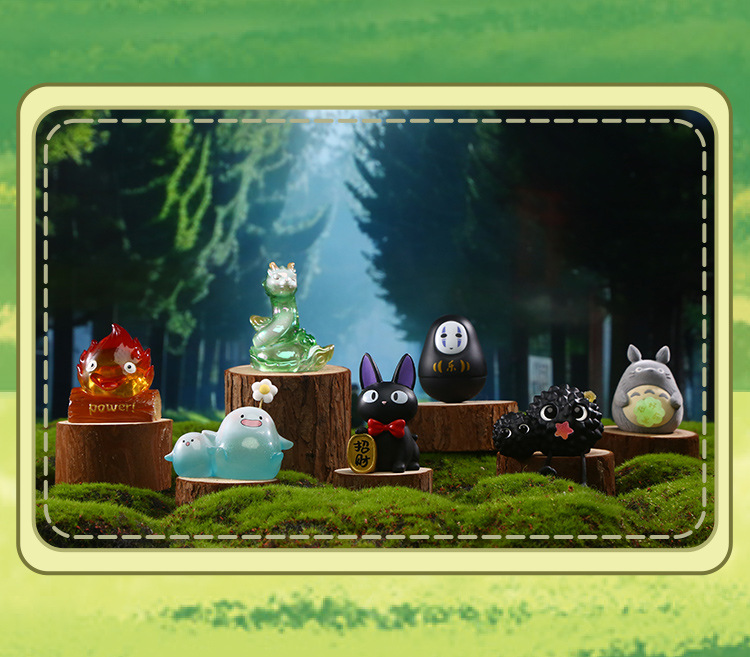 Fantasy Journey Blind Box: A variety of cartoon and cute tabletop ornaments that can shine, resin craft ornaments blind box pic 8