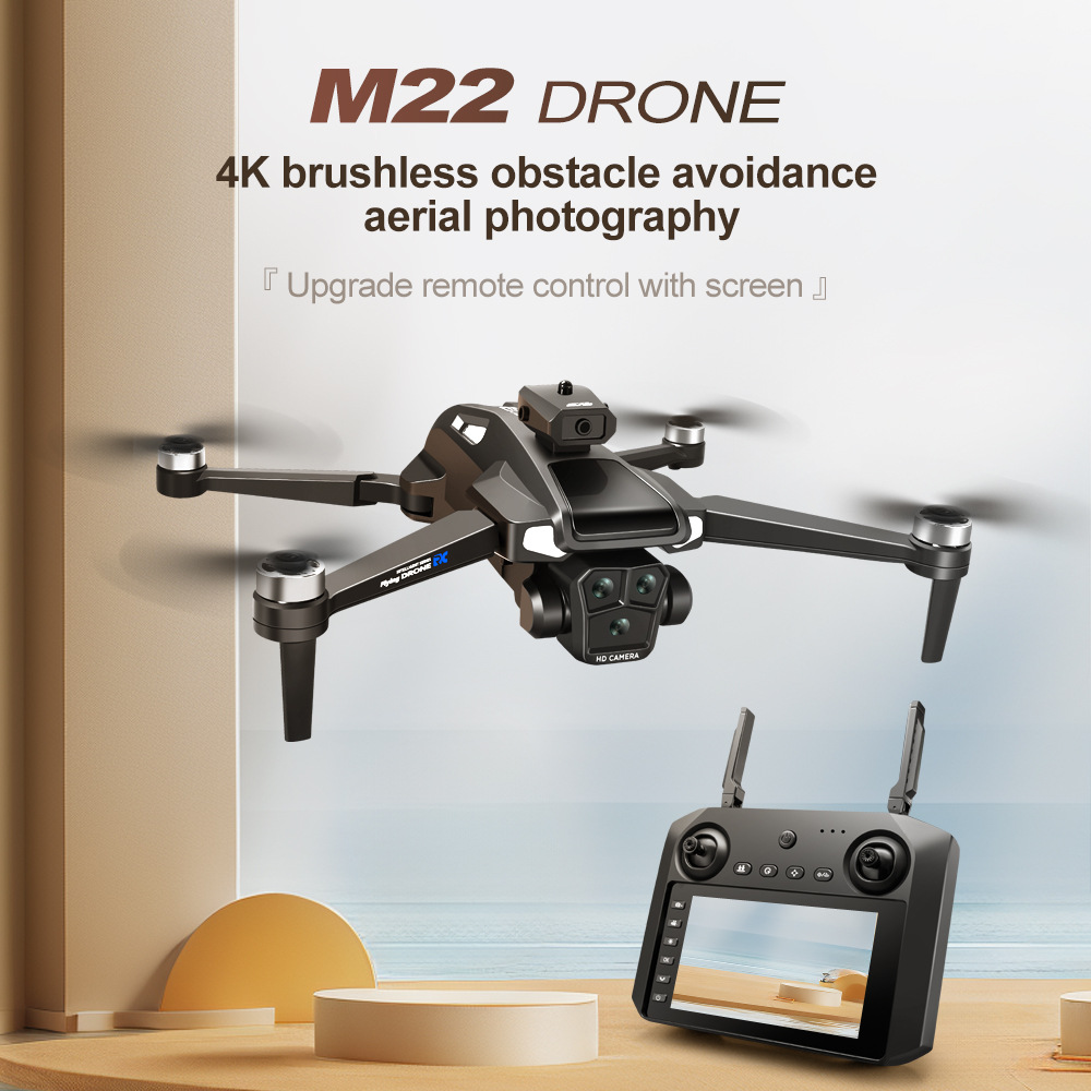 The cross-border M22max brushless drone with a 4.5-inch screen remote-controlled aircraft obstacle avoidance aerial photography quadcopter pic 19