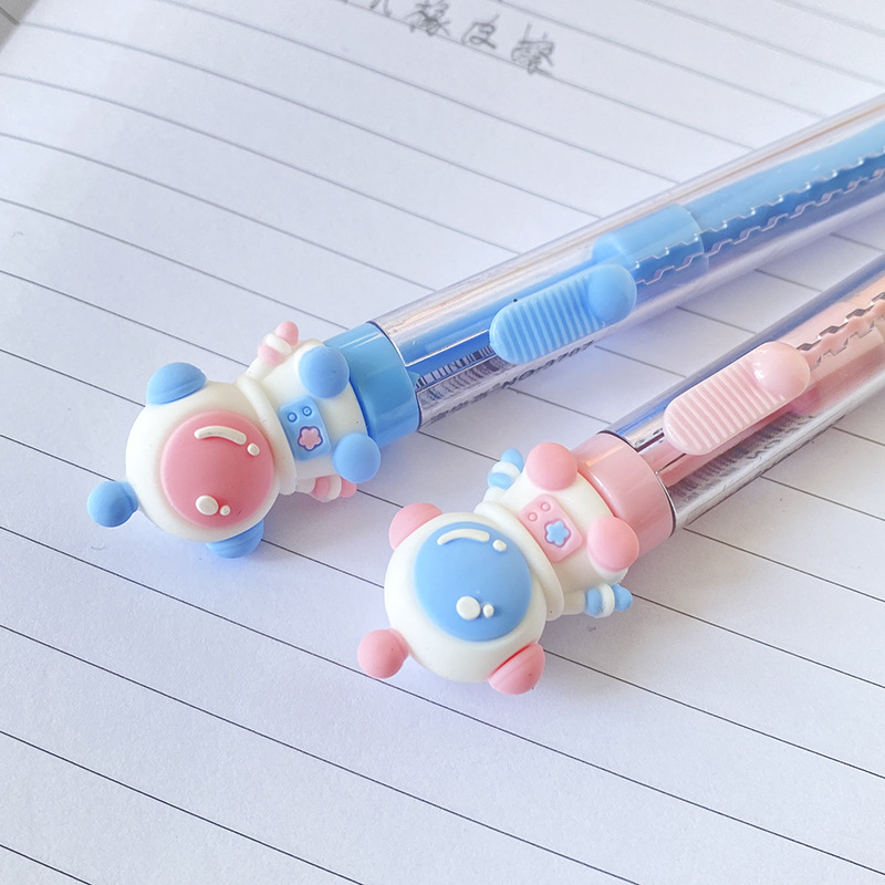 太空人橡皮擦卡通创意儿童小礼品少屑干净无痕小学生推拉橡皮批发详情8