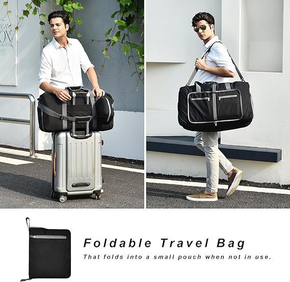 T行李袋与鞋隔间收纳包可折叠户外出旅游包大容量行李袋收纳包详情5