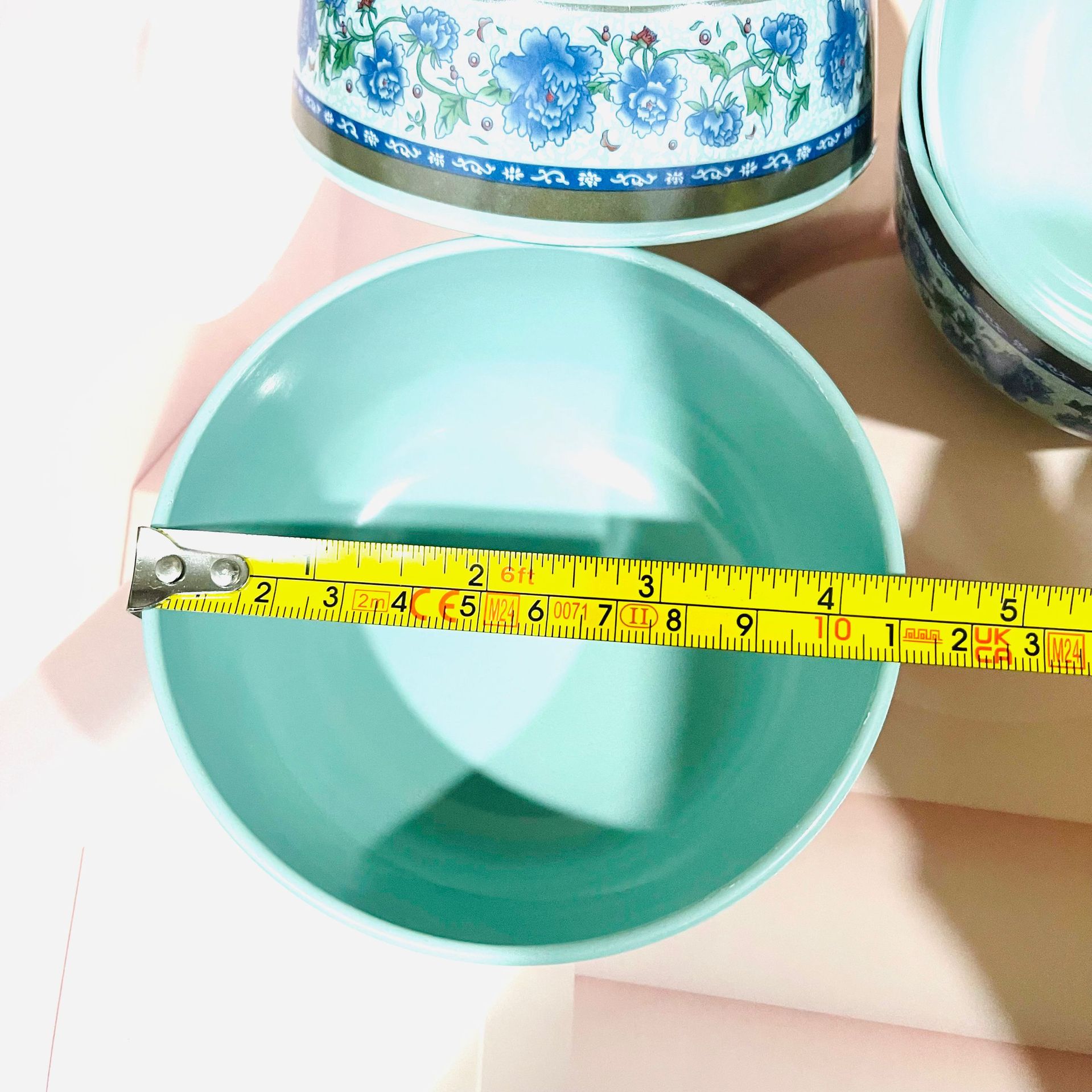 【 Zone 3-10 】B1045 blue and white porcelain bowl 480 yuan per box, blue and white porcelain melamine rice bowl, household, hotel and restaurant, commercial bowl, restaurant and cafeteria bowl, round bowl, wholesale 1 yuan pic 2