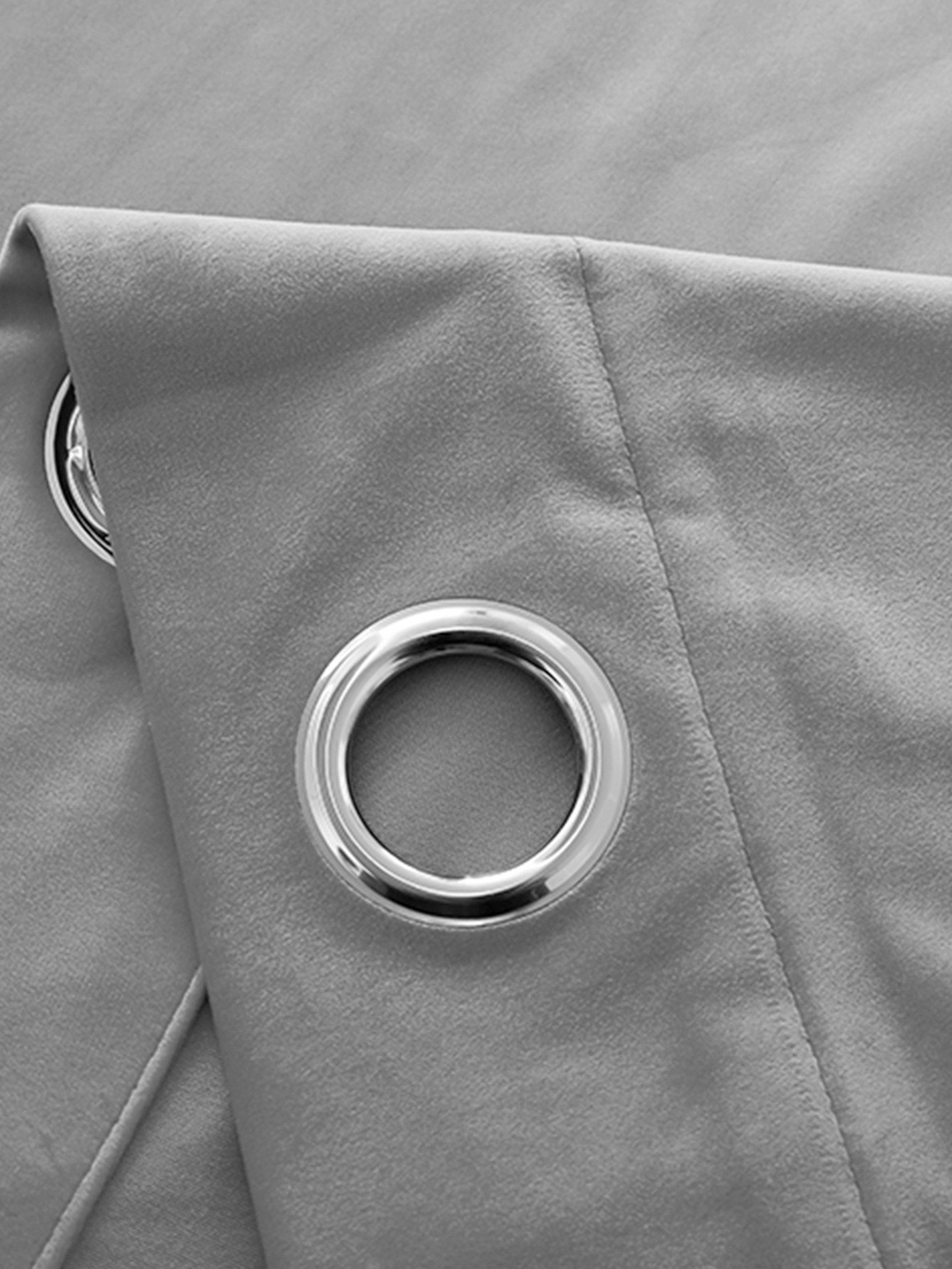 亚马逊跨境绍兴新绒布纯色成品窗帘高遮光防晒遮阳帘外贸专供详情9