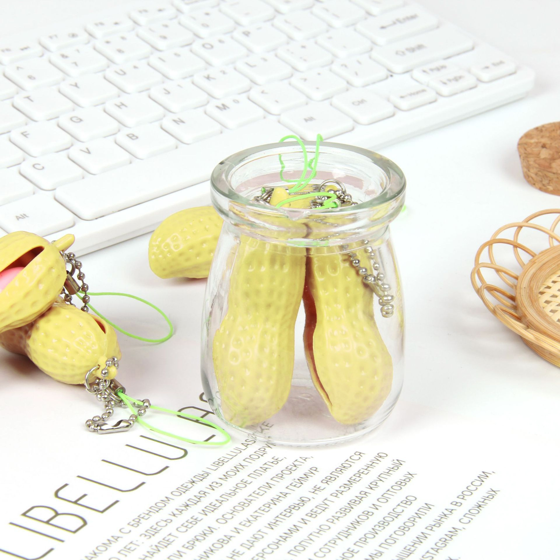 挤花生 表情花生挤挤乐 无限挤压 捏捏乐 花生钥匙扣 发泄玩具详情7