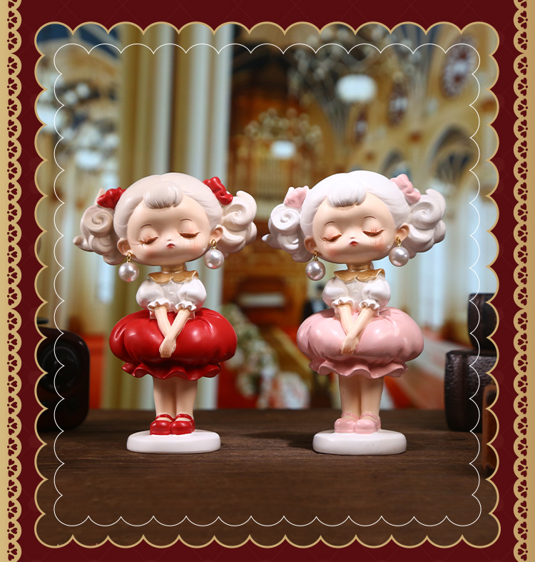 Pearl Girl Lustrous ornaments, resin dolls, trendy toys, cute desktop decorative ornaments, doll wholesale pic 10