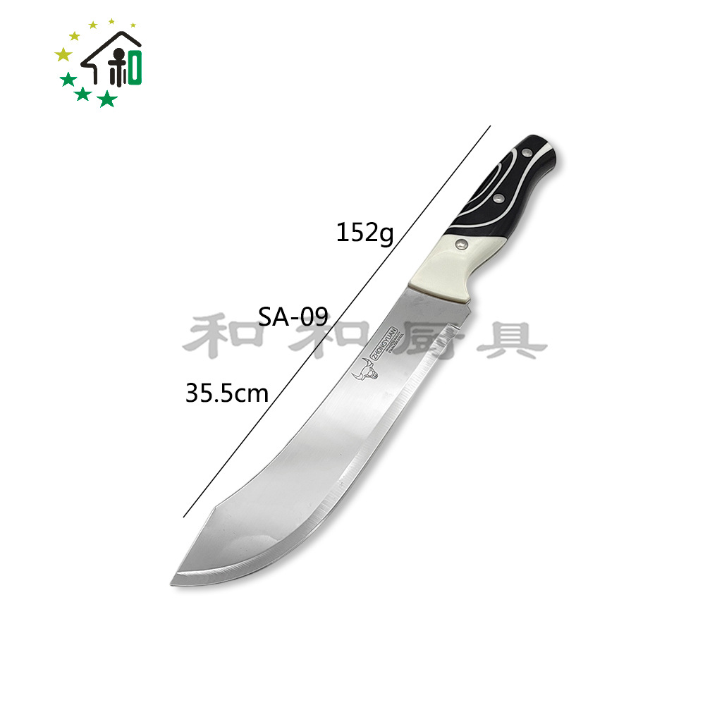 不锈钢切菜刀家用屠宰刀专业厨师刀切片跨境刀具 Kitchen knife详情4