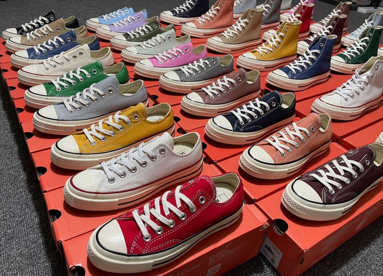 莆田 1970s经典板鞋男女高帮小稚菊帆布鞋情侣款休闲鞋百搭硫化鞋详情2