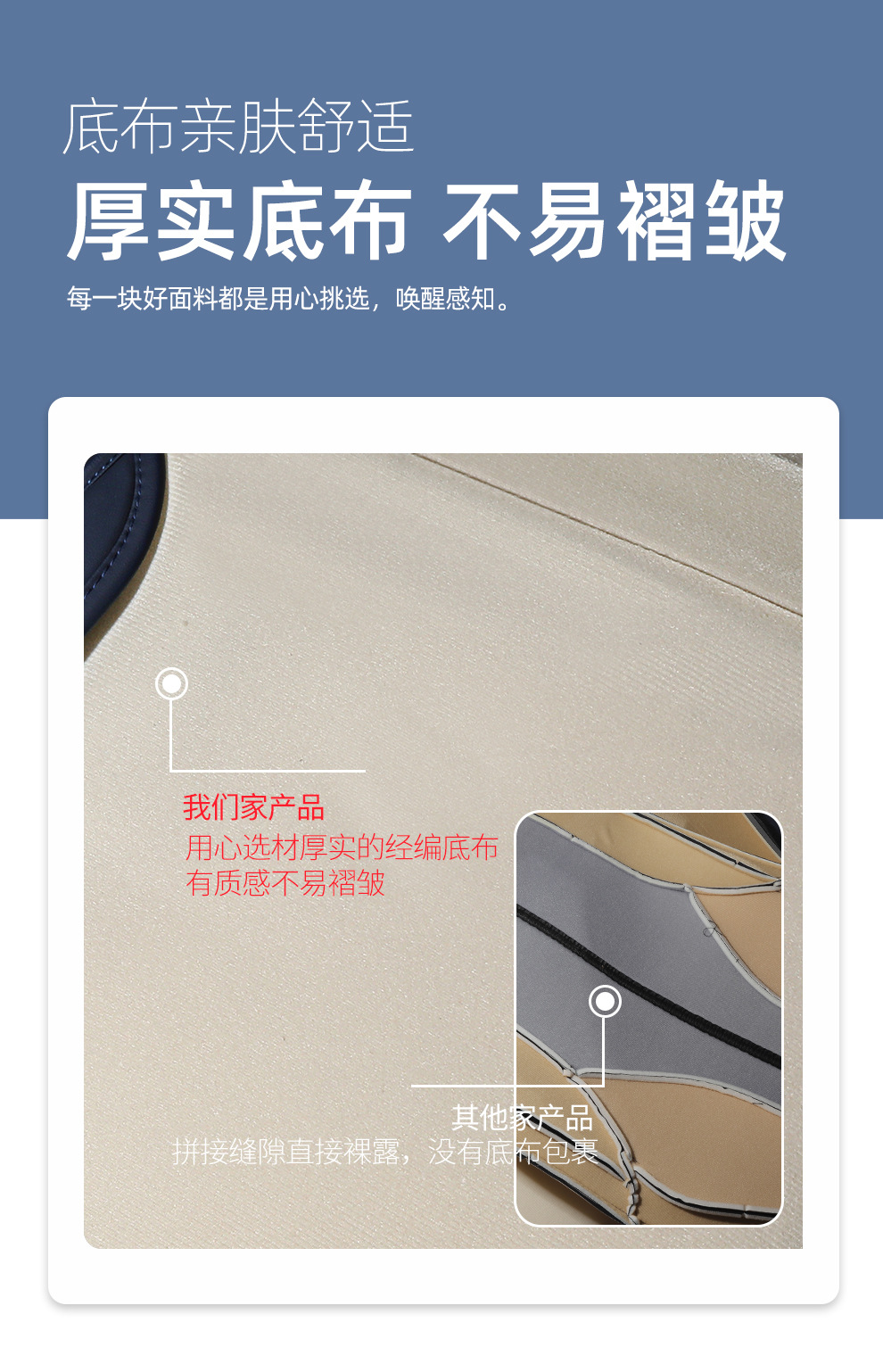 跨境亚马逊全包围全皮四季汽车坐垫夏季座椅套纳帕软皮通用款坐垫详情14