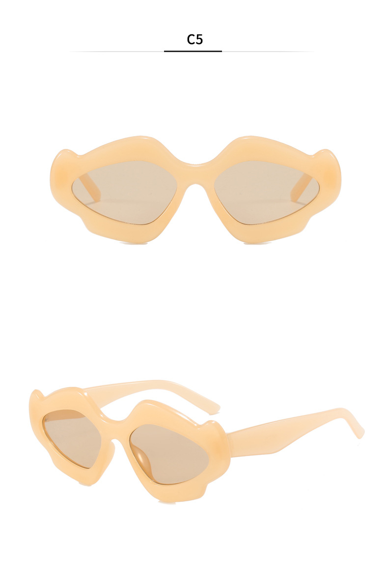 夏季新款云朵眼镜男女潮夸张异形太阳镜欧美千禧辣妹网红街拍墨镜详情12