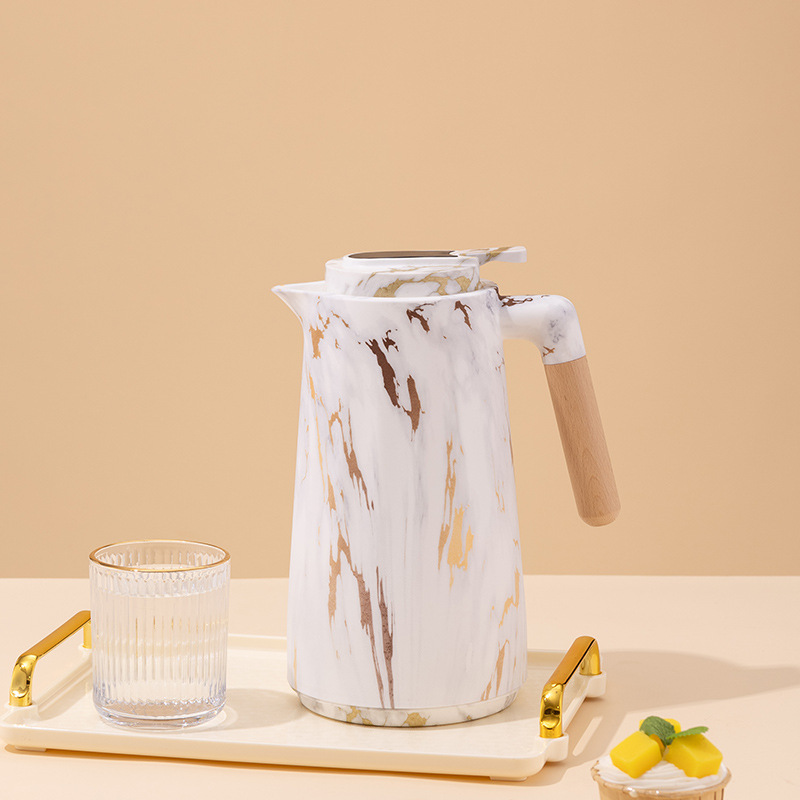 Cross-border household large-capacity thermos flask with glass inner liner, office teapot, coffee pot, thermos flask, high-quality thermos flask, efficient heat preservation and long-lasting heat pic 10