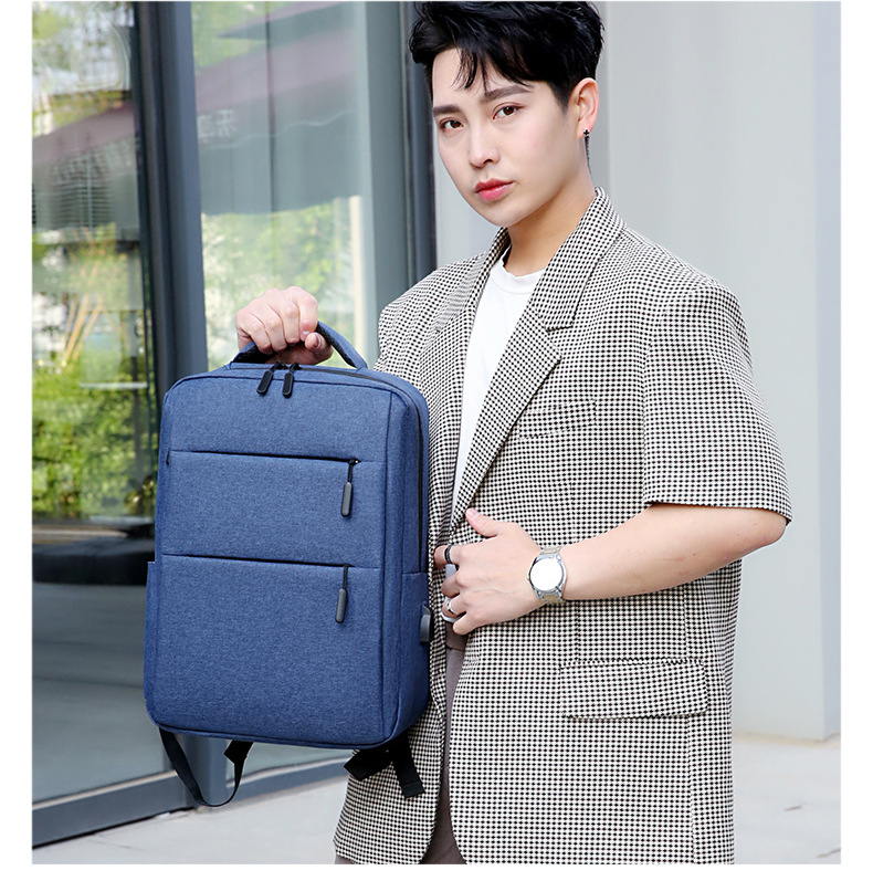 Cross border business backpack mochila multifuncional de gran capacidad para hombres advanced sense laptop bag USB imprimible pic 21