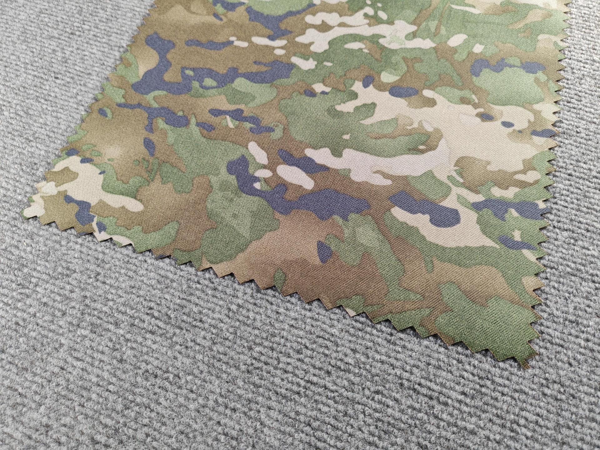 新款数码迷彩防水PU面料1000D涤纶高强丝仿尼龙可提拉牛津布详情3