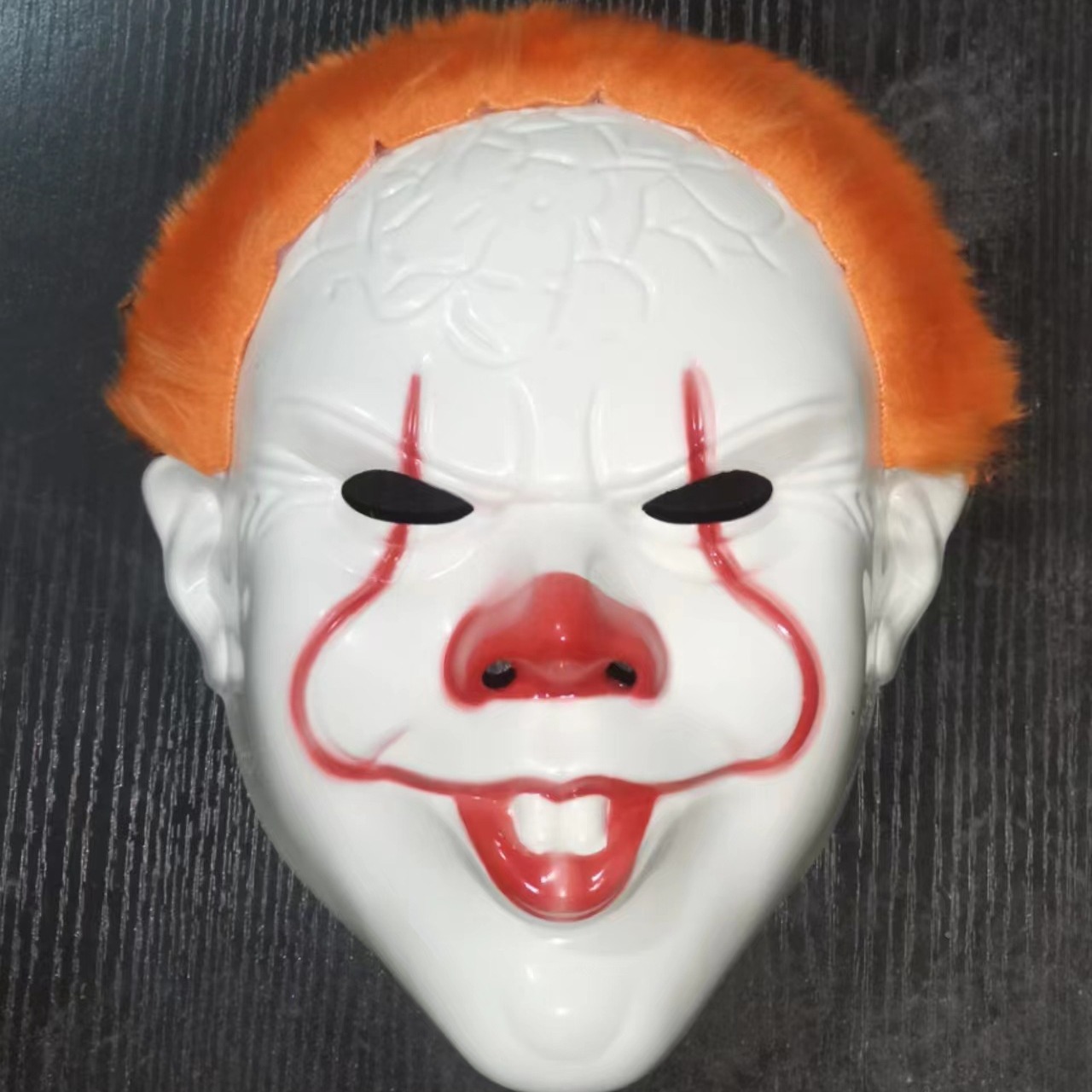 新款小丑面具万圣派对搞笑装扮舞会道具全脸恐怖回魂小丑面具批发详情3