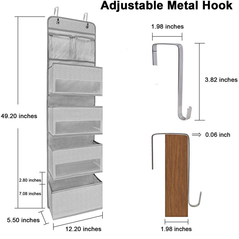 Bag storage, hanging bag, rear hanging bag, wall-mounted mobile phone storage, hanging baby bed, underwear hanging storage bag pic 11