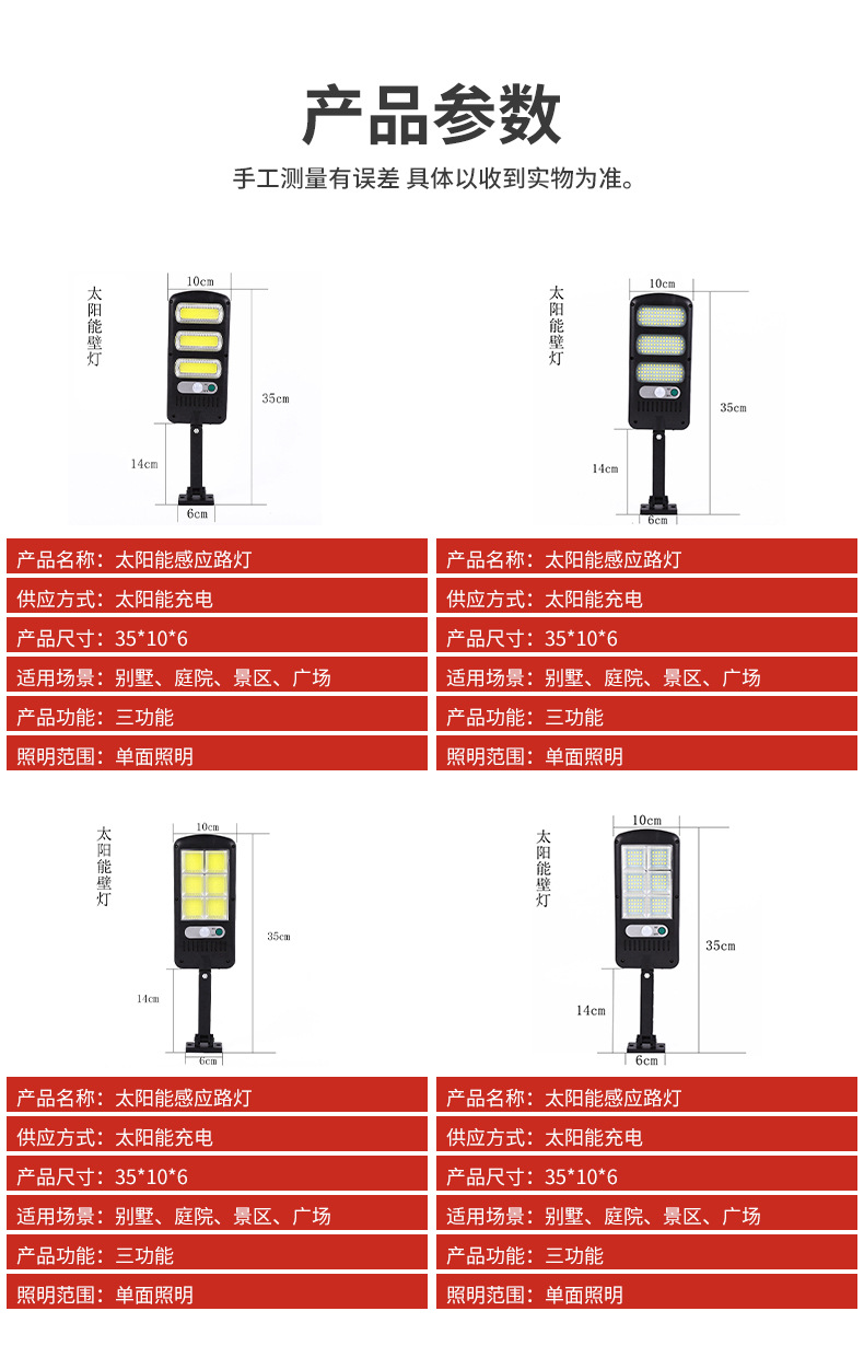 太阳能户外庭院灯人体感应客厅家用室内外照明防水中式路灯现货详情7