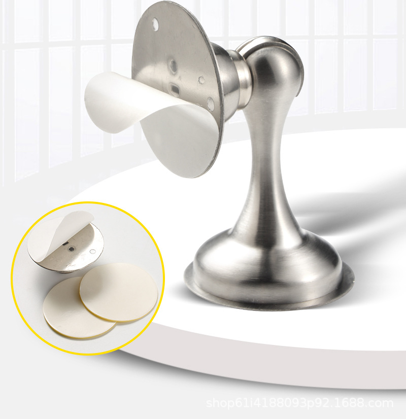 厂家批发 不锈钢门吸 加厚门阻室内房门防撞门挡卧室墙吸强磁门碰详情6