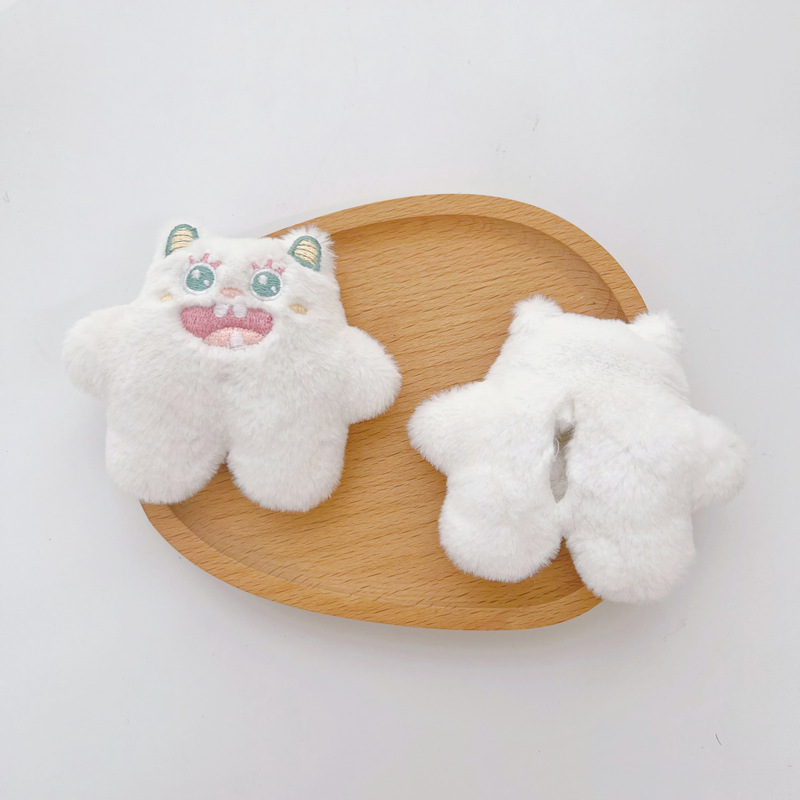 ins可爱卡通毛怪胸针毛绒小怪兽书包钥匙配饰玩偶diy围巾手工辅料详情23