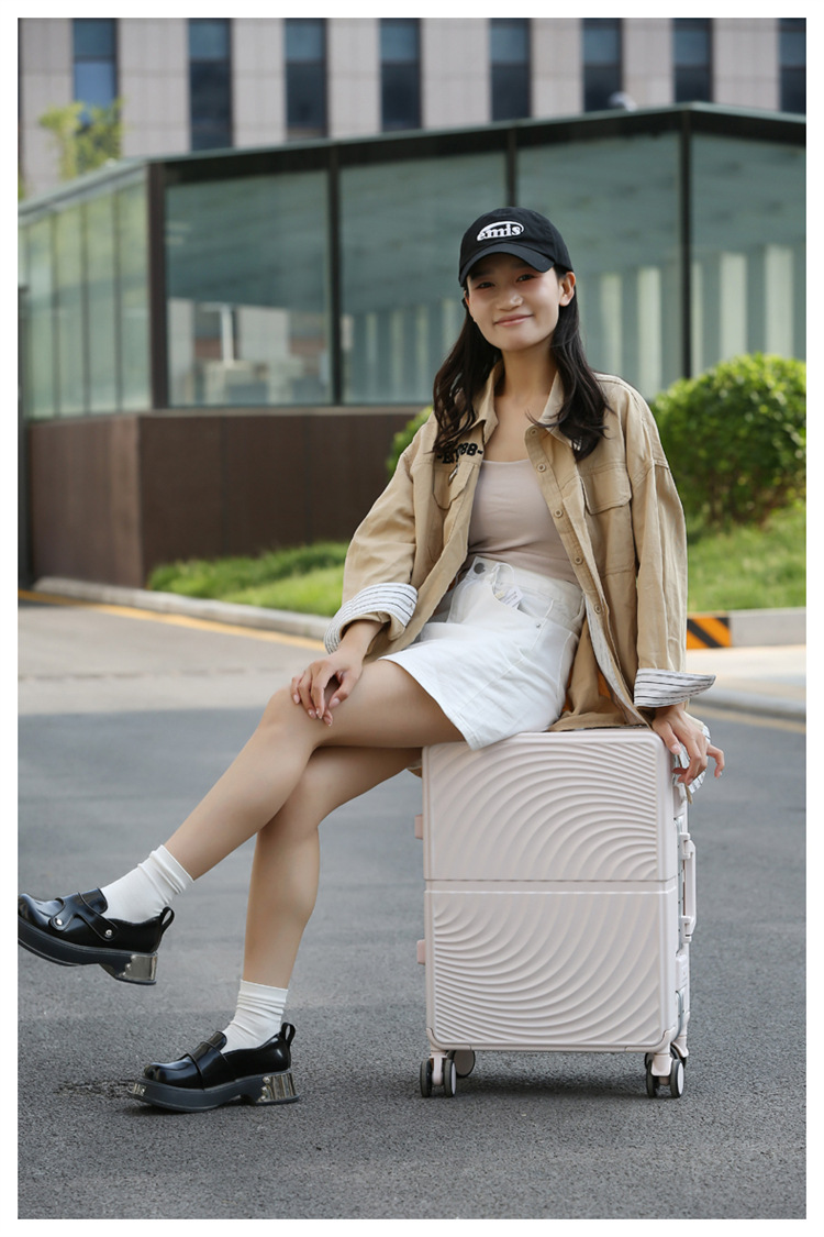 宽拉杆铝框行李箱万向轮大容量20寸24可登机密码箱旅行箱时尚拉杆详情47