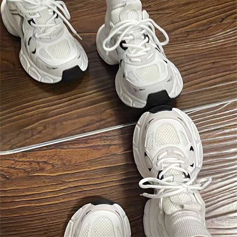 轻便运动跑步鞋女2025春季新款网面校园风阿甘老爹鞋百搭休闲潮鞋详情2